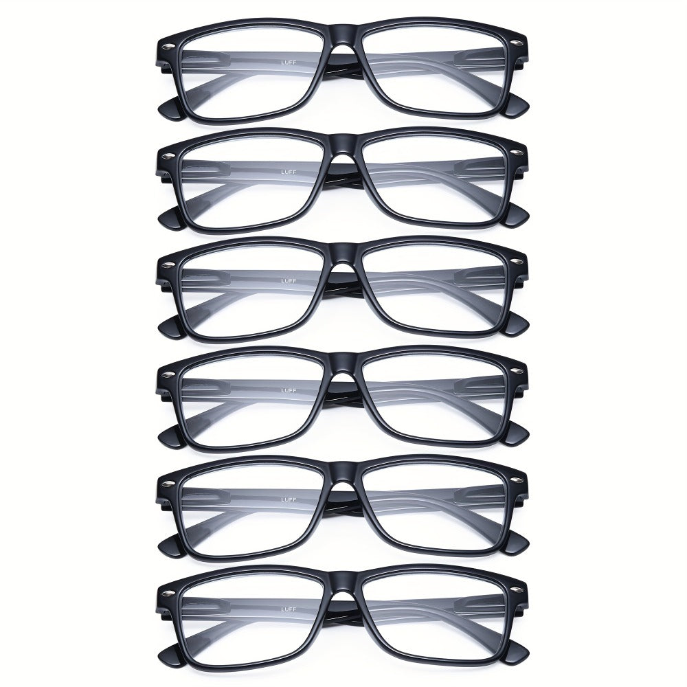 Reading Glasses – Three-Pair Rimless Metal Blue-Light Readers in Multiple Colors and Strengths