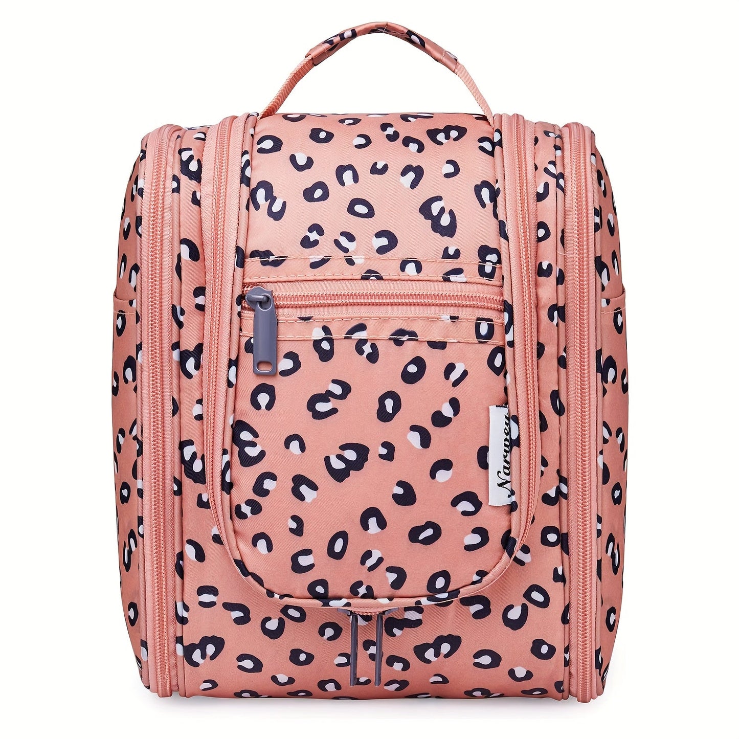 Hanging Toiletry Bag for Women Large Capacity Travel Makeup Organizer Bag with Hook Multi-Compartment Waterproof Cosmetic Pouch 16 Prints for Cruise Gym