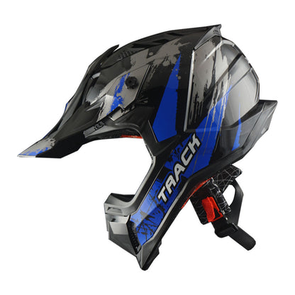 Dirt Bike Helmet Adult Motorcycle ATV Off-Road Track Style Lightweight Aerodynamic Thermoplastic Shell Removable Washable Padding Glossy UV Finish, Multiple Colors XS-XXL