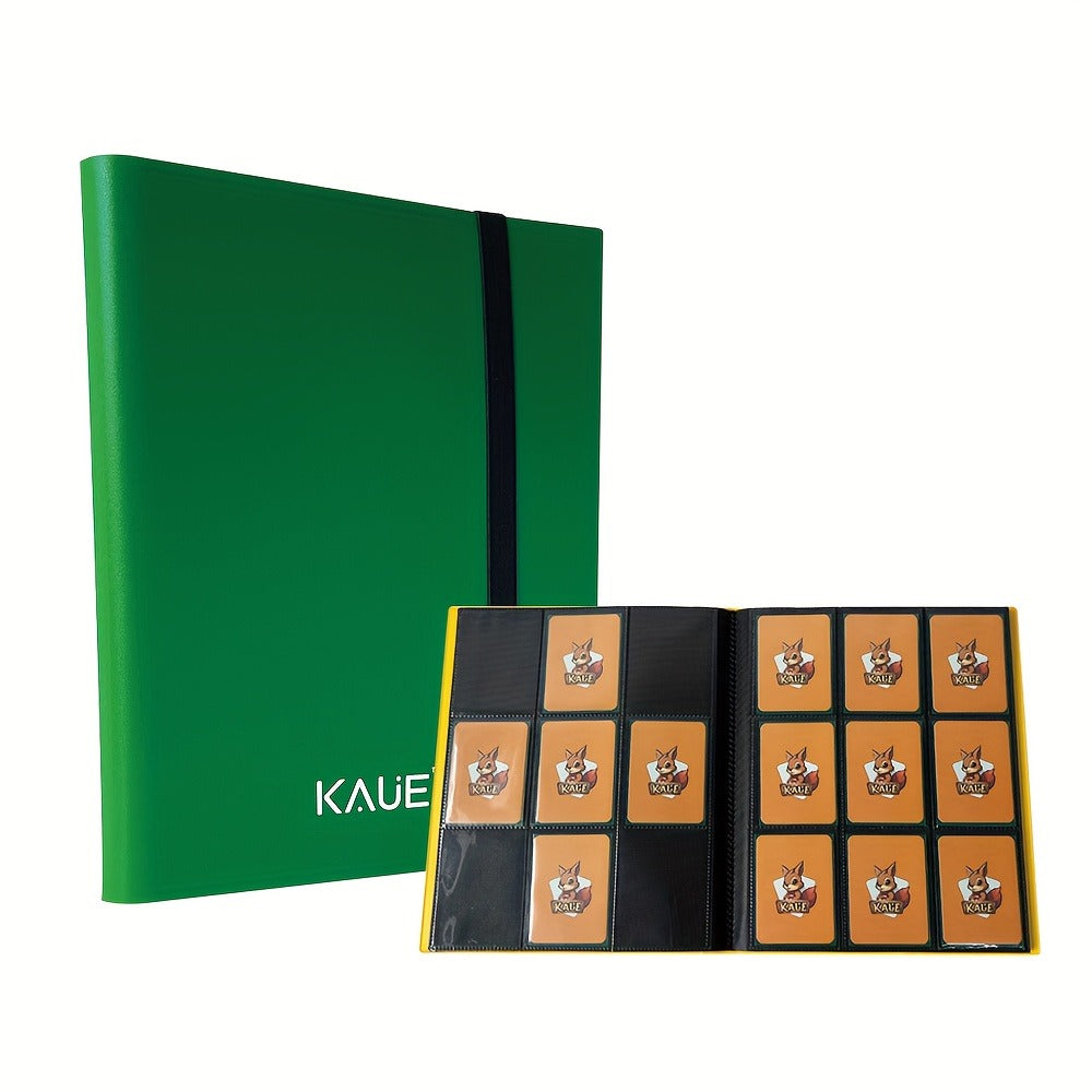 360-Pocket Side-Loading Trading Card Binder with 20 Double-Sided Pages in Seven Cover Colors for Adult Collectors