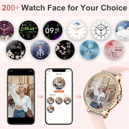 Smart Watch 1.32-Inch AMOLED Round Display with Wireless Calling, 20 Sport Modes and Three Metal Colors