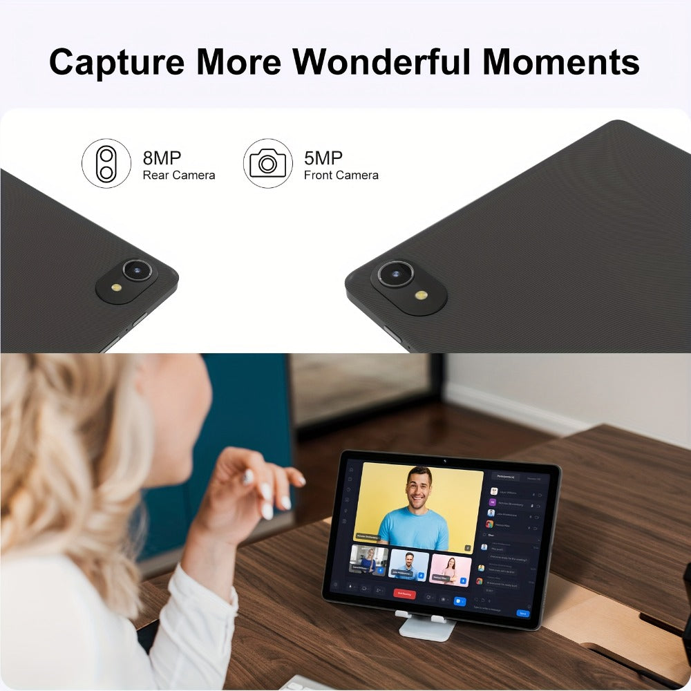 Android Tablet 10.1-Inch with Android 16, Octa-Core CPU, 7000mAh Battery and RAM or Storage Options