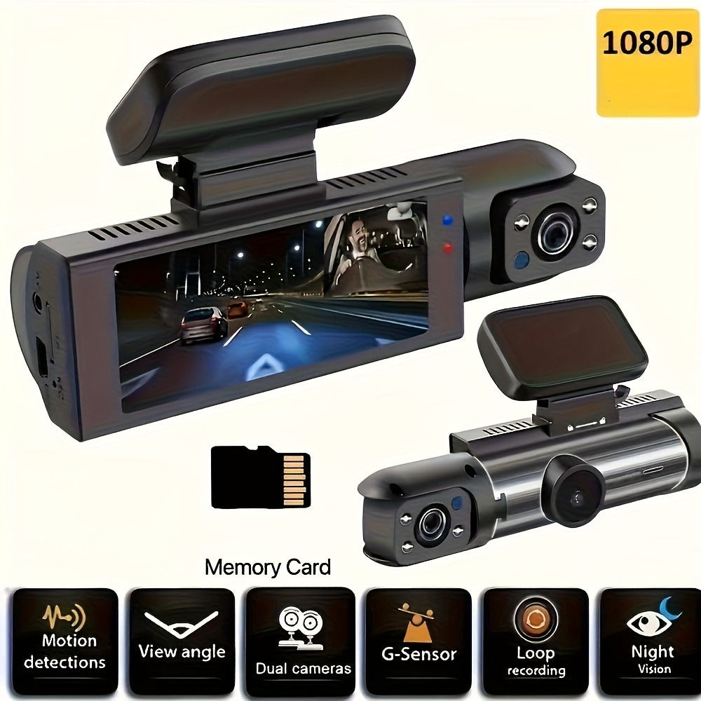 Dash Camera Checkout Options with Wide-Screen Dual-Camera Body or Two-Inch No-WiFi Models Pictured