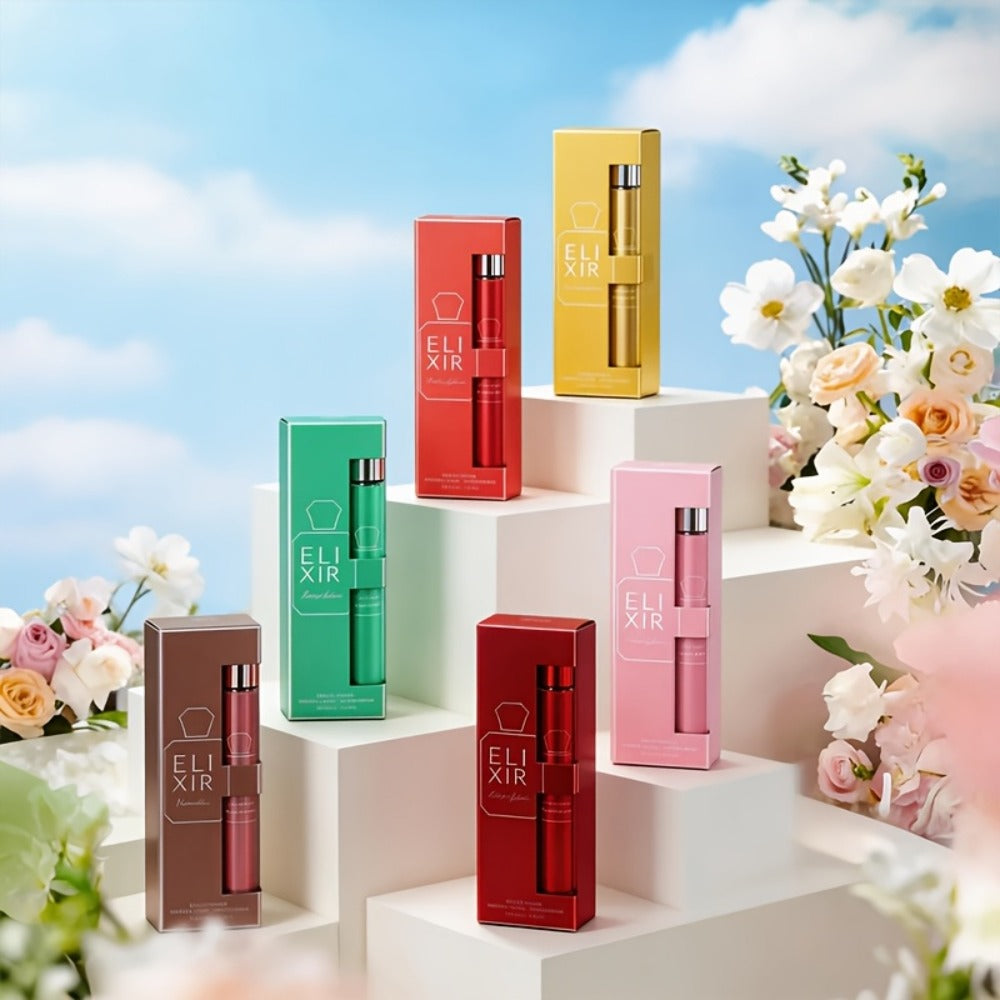 Women's Perfume Gift Set with Six Eau de Parfum Travel Sprays, 1.18 oz Each in Two Assortments