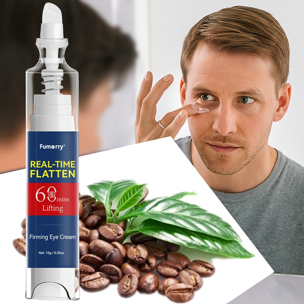 Funmery Eye Cream Pen with Narrow Precision Pump in a Blue-and-White Cosmetic Tube Dispenser Design