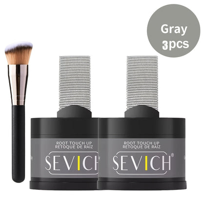 Root Touch-Up Hairline Powder Compact in Thirteen Shades with Exact Two- or Three-Piece Options