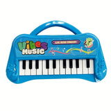 New electronic keyboard-blue