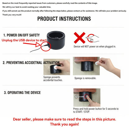 50 kHz Compact Ultrasonic Cleaner in Black Art Edition with Three Front Cleaning Modes for Small Items