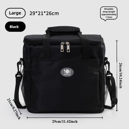 Insulated Lunch Bag Large Capacity Thermal Leakproof Lunch Tote with Shoulder Strap Heavy Duty Oxford Cloth Lunch Box Keeps Food Hot Cold for Work School Picnic Travel Adults Kids