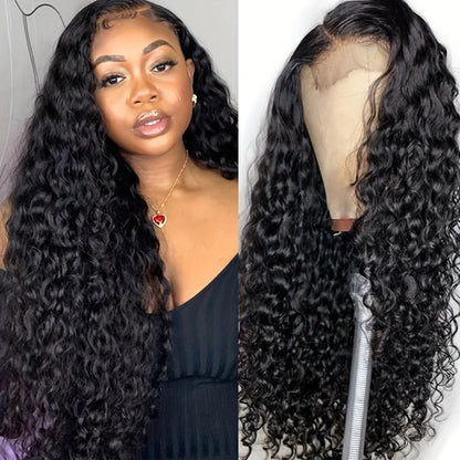 HD Lace Body Wave Wig 13x4 180% Density Human Hair Pre Plucked Glueless Natural Hairline for Women | Natural Black 24 Inch | Beginner Friendly Daily Wear