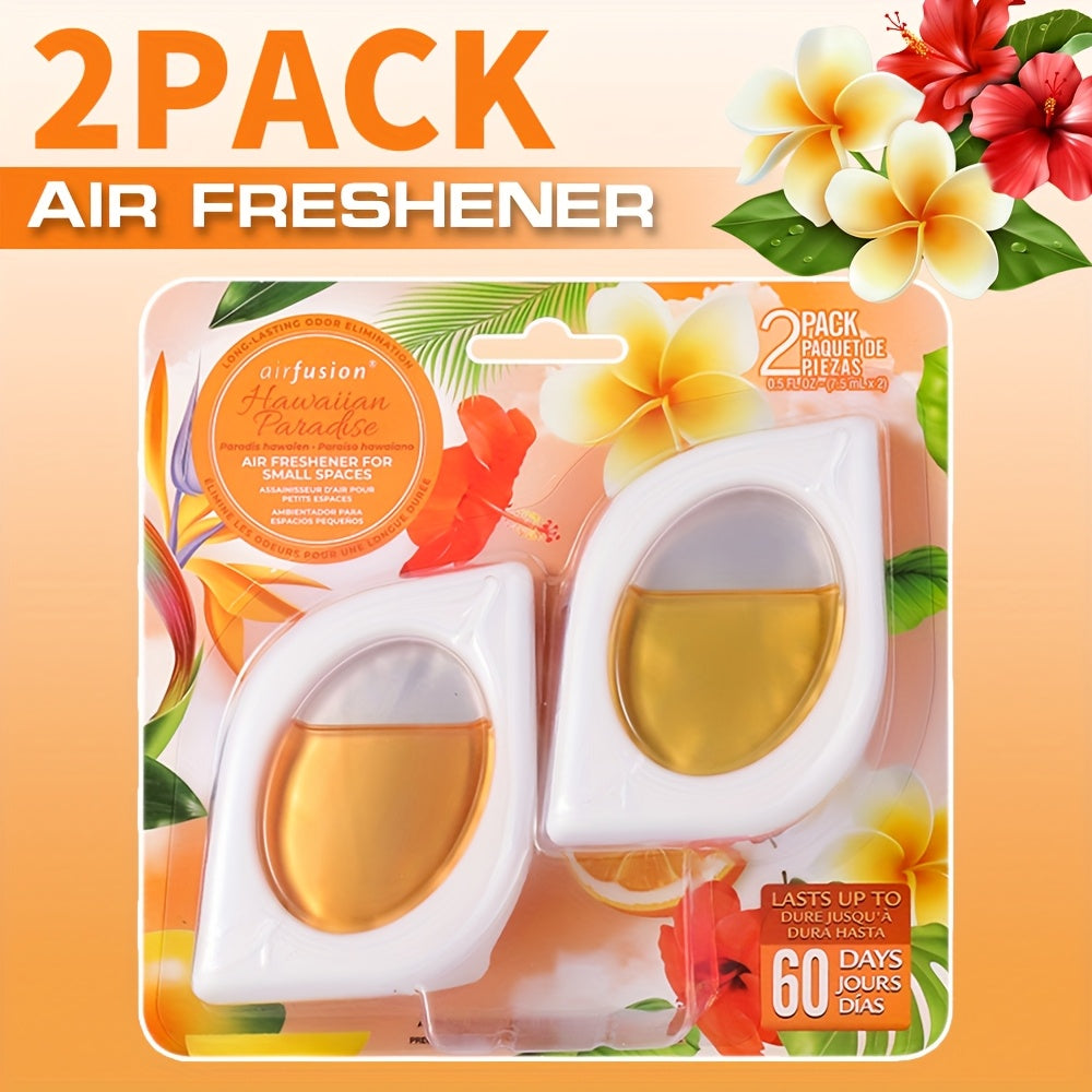 Compact Air Freshener Cups in Six Scents, Available in 2, 6 or 12 Packs for Closets, Bathrooms and Small Spaces