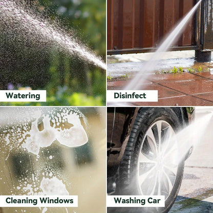 8-Liter Battery Garden Sprayer with Type-C Charging, Telescoping Wand and Three Adjustable Nozzles