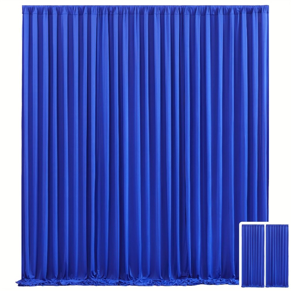 Two-Piece Photography Backdrop Curtain Set with 150 cm Width and 215 cm or 300 cm Height Options