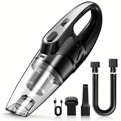 Model 807 Cordless Car Vacuum Cleaner with 6000Pa Pictured Rating, Five Accessories and Six Color Configurations