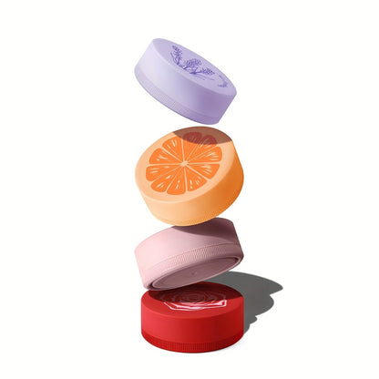 Car Air Freshener 2-Pack Solid Fragrance Jars in Cherry, Lavender, Lime, Rose or Sweet Orange