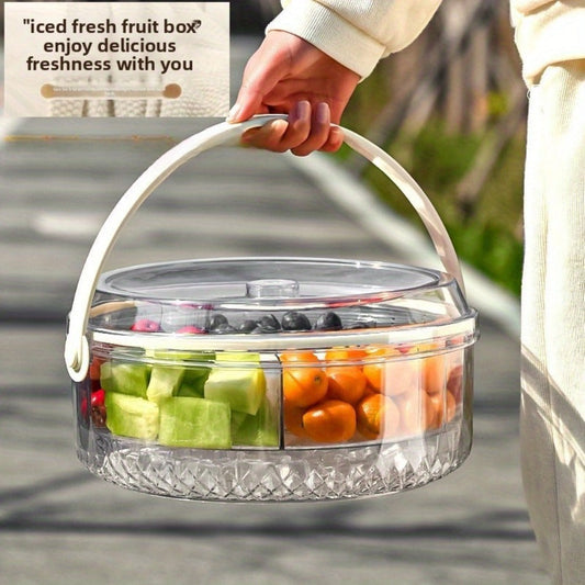 Portable Ice Bucket with Lid Large Capacity Insulated Beverage Cooler for Outdoor Party Beer Champagne Fruit