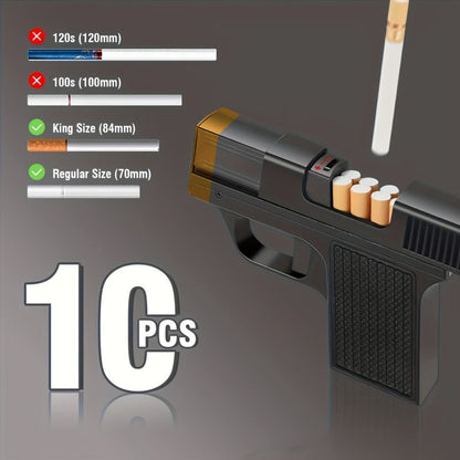 Cigarette Box Lighter Creative Design – Windproof Butane Torch with Adjustable Flame, Cigar & BBQ Lighter, Outdoor Portable Kitchen Baking Essential, Unique Gift Idea (Butane Not Included)