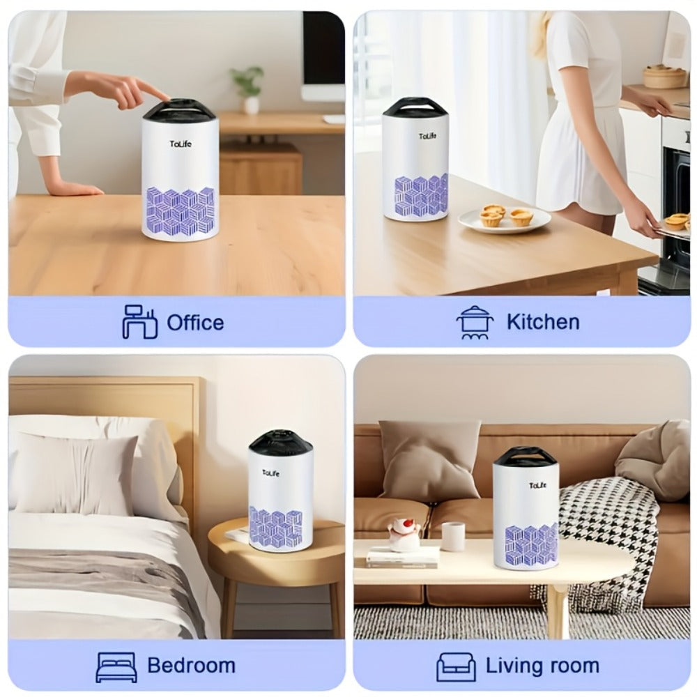 H13 True HEPA Air Purifier for Bedroom Large Room with Scent Diffuser Ultra Quiet 25dB Removes Pet Hair Smoke Dust Odors