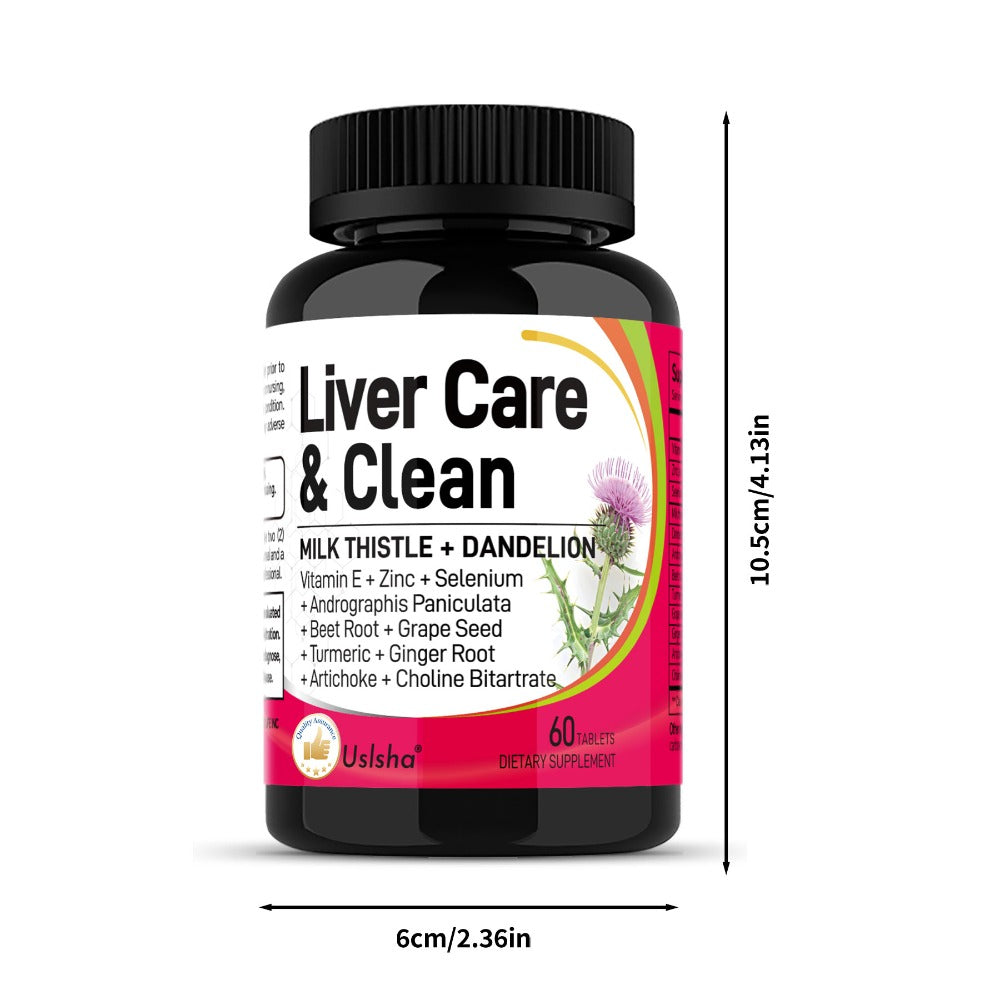 Milk Thistle Turmeric & Beetroot Liver Support Capsules — All-in-1 Super Formula for Liver Cleanse Detox & Antioxidant Defence for Women and Men | 60 Capsules 1 or 2 Bottle Options