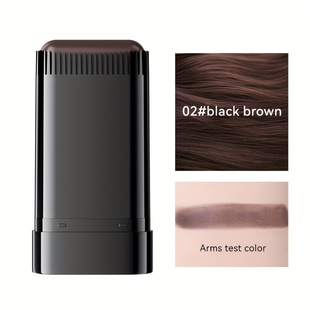 Gray Root Touch-Up Stick with Built-in Comb — Waterproof Sweatproof Instant Gray Coverage | Easy Twist Applicator | Plant-Based Squalane & Glycerin | 3 Shades | 1 or 2 Pack | On-the-Go