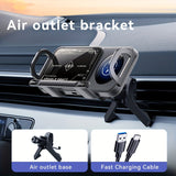 Car air outlet wireless charge