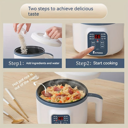 Electric Hot Pot 1.7L Multifunctional for Entryways, Bedrooms and Living Spaces, with the Listed Configuration