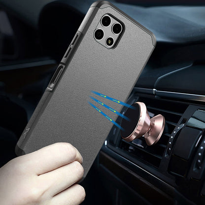 Revvl 7 5G Case Heavy Duty Dual Layer Shockproof with Magnetic Support – Hybrid Hard PC TPU Drop Protection Cover for T-Mobile Revvl 7 5G with Raised Bezels & Precise Cutouts