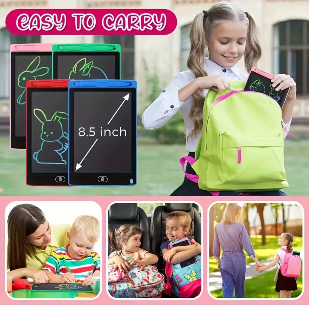8.5-Inch LCD Drawing Tablets in 10- or 20-Piece Packs with Styluses and Multicolor Frames for Group Drawing