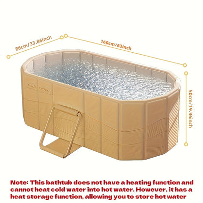 Portable Hot Tub Foldable | Soaking Bath Home Gym Outdoor Relaxation