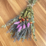 Dried Lavender Rose Bouquet