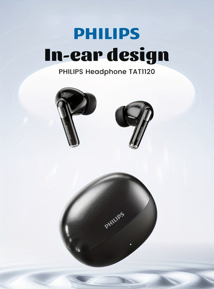 Wireless Earbuds Philips Bluetooth 6.0 Semi-Open Back with Long Battery and Noise Reduction