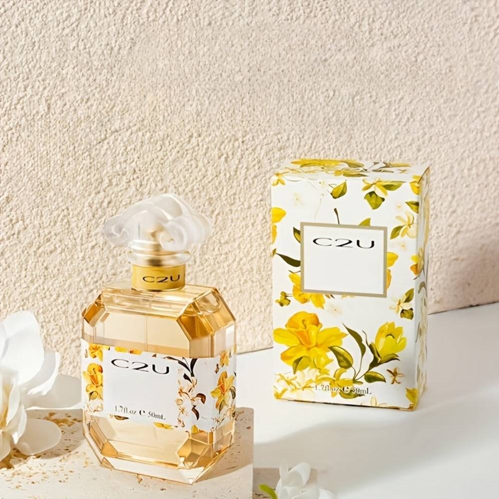 Gardenia Eau de Toilette for Women — 50ml Romantic Floral Herbal Fresh Scent, Formaldehyde-Free, Long-Lasting Perfume Spray for Daily Wear, Dating, Travel & Holiday Gifting