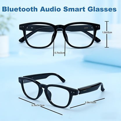Smart Glasses 164-Language Translation Eyewear with Bluetooth Music, Calls and Multiple Black or Pink Frames