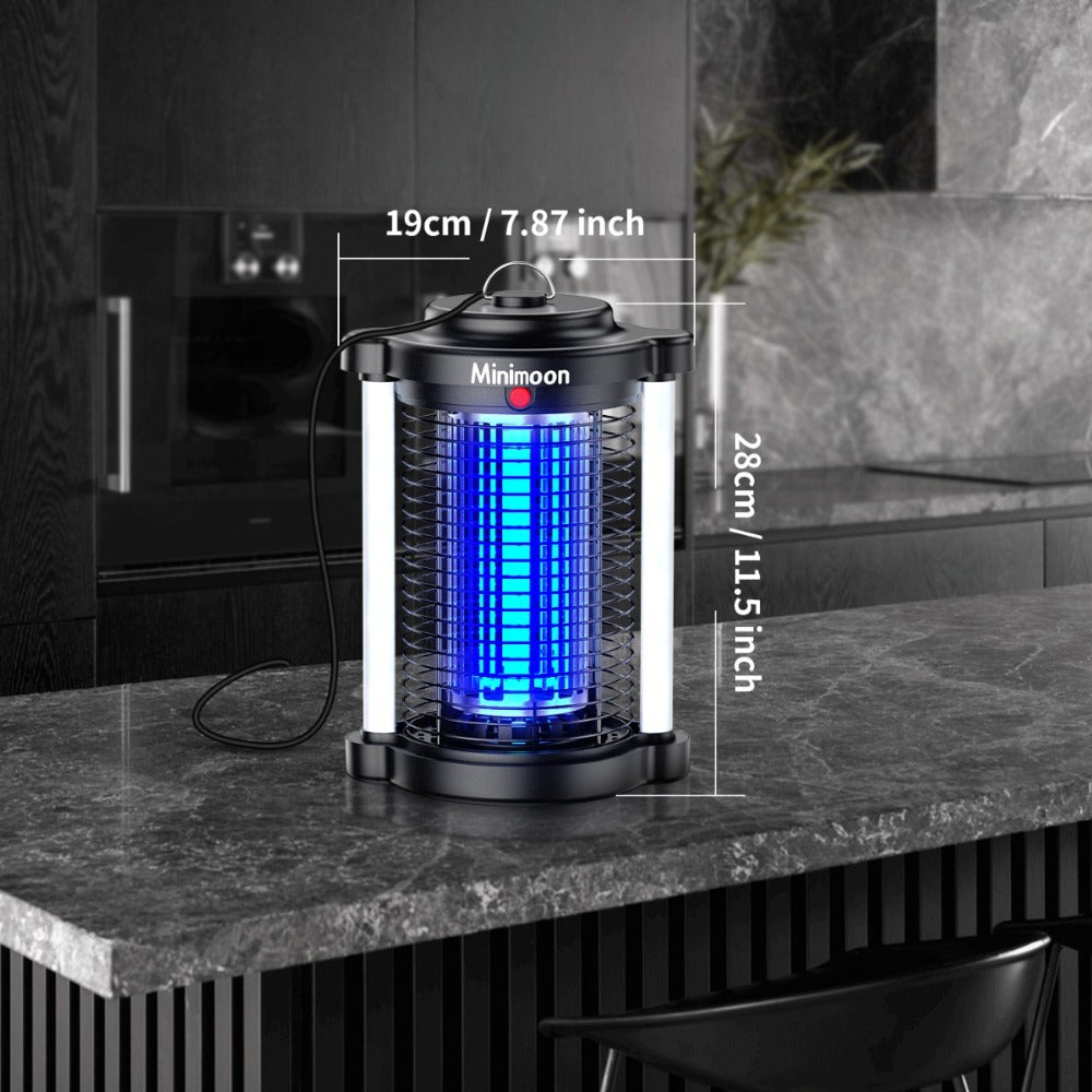 Pest Control Mininoon Electric Light-Grid Device with Dual LED Layout, 15W Marking and Hanging Chain