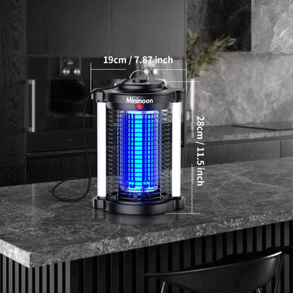 Pest Control Mininoon Electric Light-Grid Device with Dual LED Layout, 15W Marking and Hanging Chain