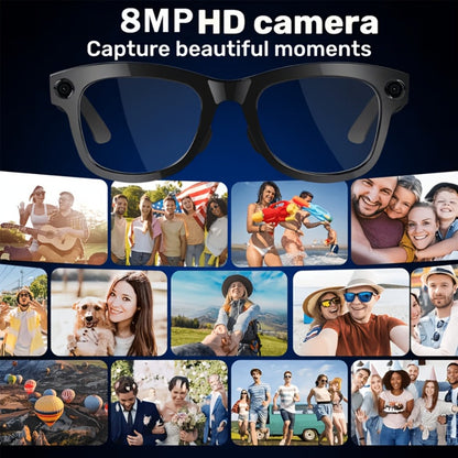 ChatGPT AI Smart Glasses with 8MP HD Camera – Real-Time Translation, Wireless Calling, Blue Light Protection, Dual Mic ENC, Touch Control, Photochromic & Camera-Free Variants for Men Women