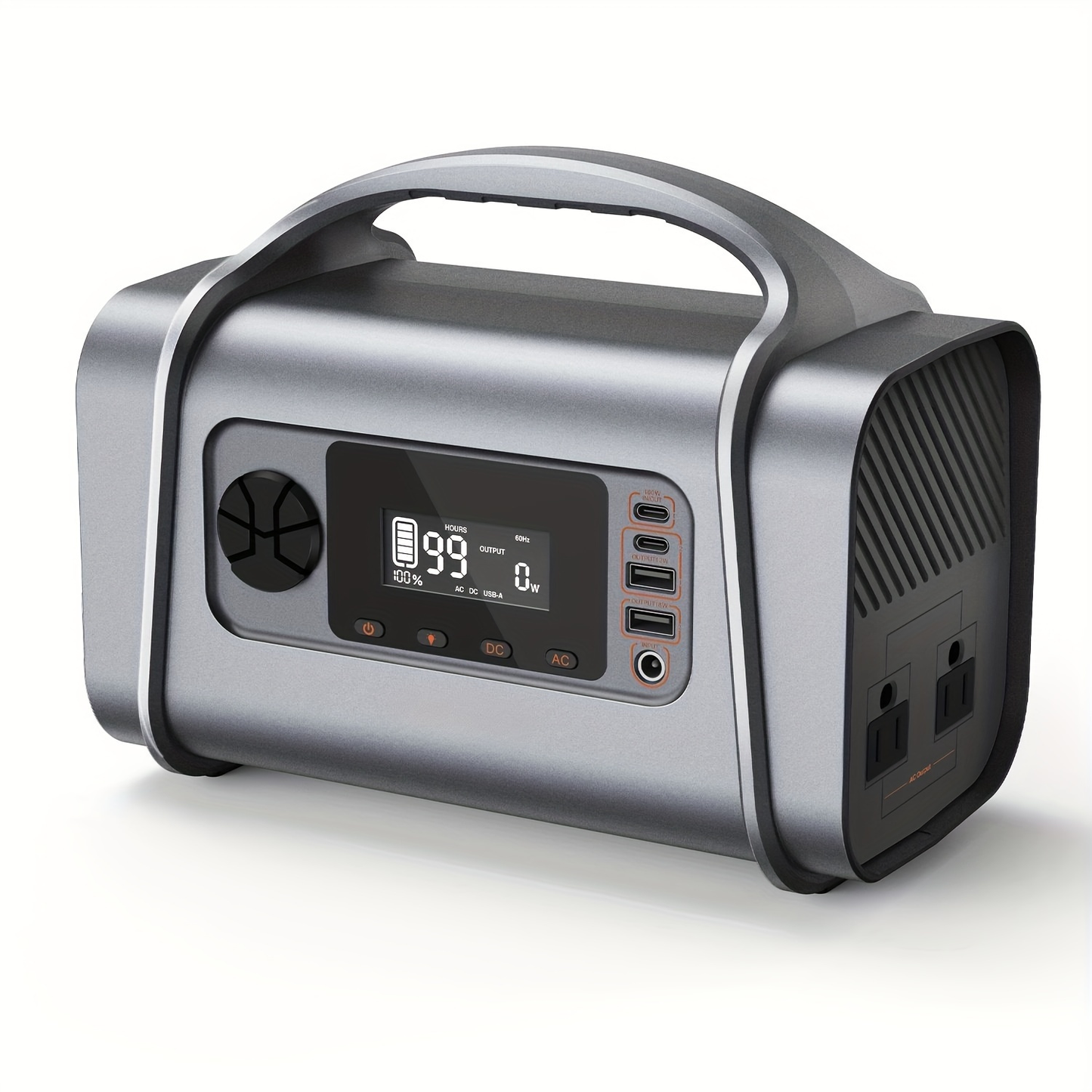 Portable Power Station 296Wh 200W with 400W Peak, 60W USB-C PD, MPPT Input and Four Light Modes