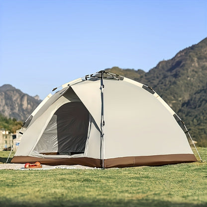 Camping Tent Pop-Up with 1-3, 2-4 or 4-6 Person Options and Select Picnic-Mat Bundles for Outdoor Camp Setup