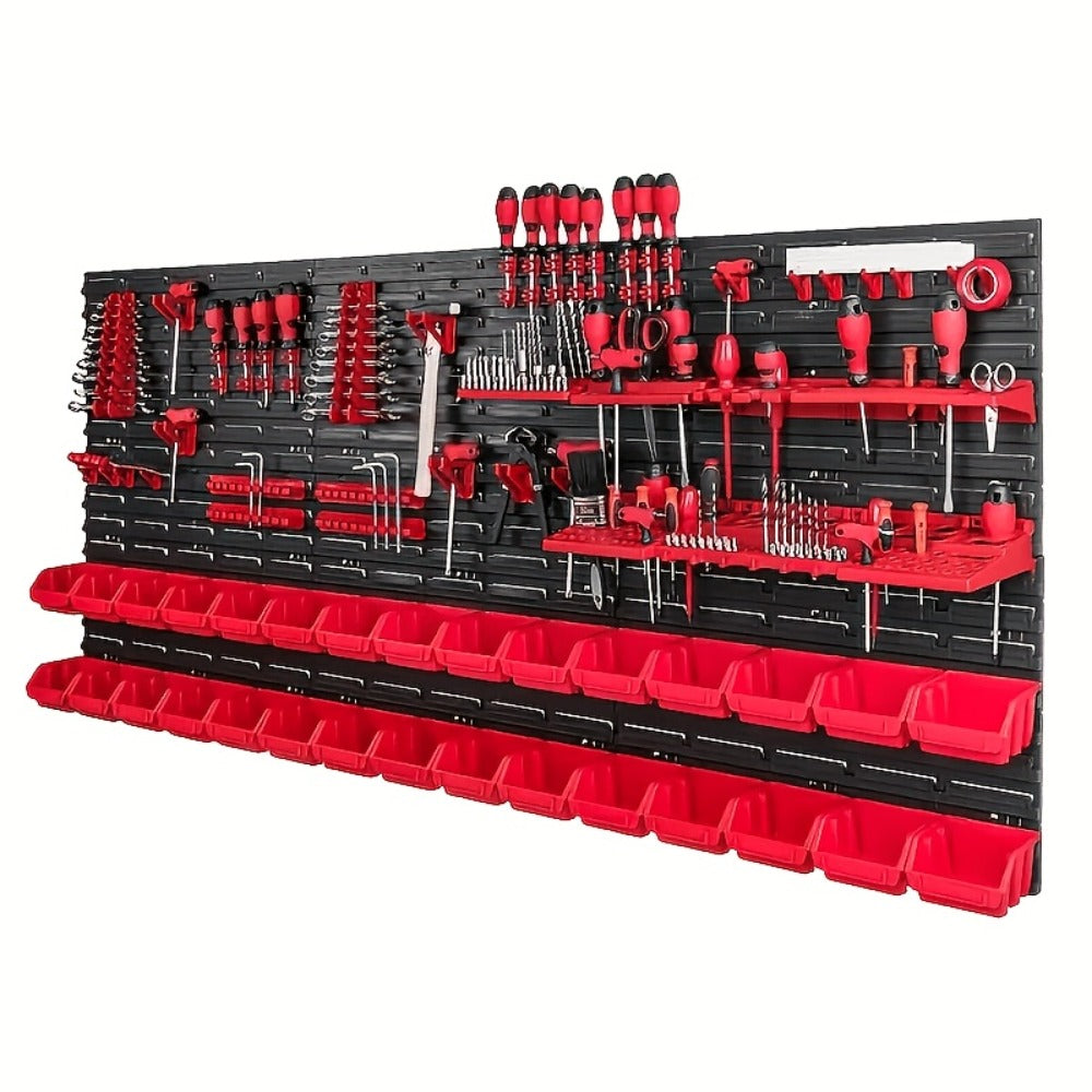 Tool Organizer Set – Multi-Functional Wrench, Screwdriver, Drill Bit & Hammer Storage Rack | Garage Tool Organizer Wall Mount for 39/69 Piece Tool Sets | Workshop Tool Holder Gift for Men & DIY Enthusiasts