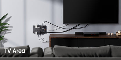 Surge Protector Power Strip 28-in-1 with 22 AC Outlets, 5 USB-A, 1 USB-C, 2100J Rating and 5 to 13 ft Cord Options