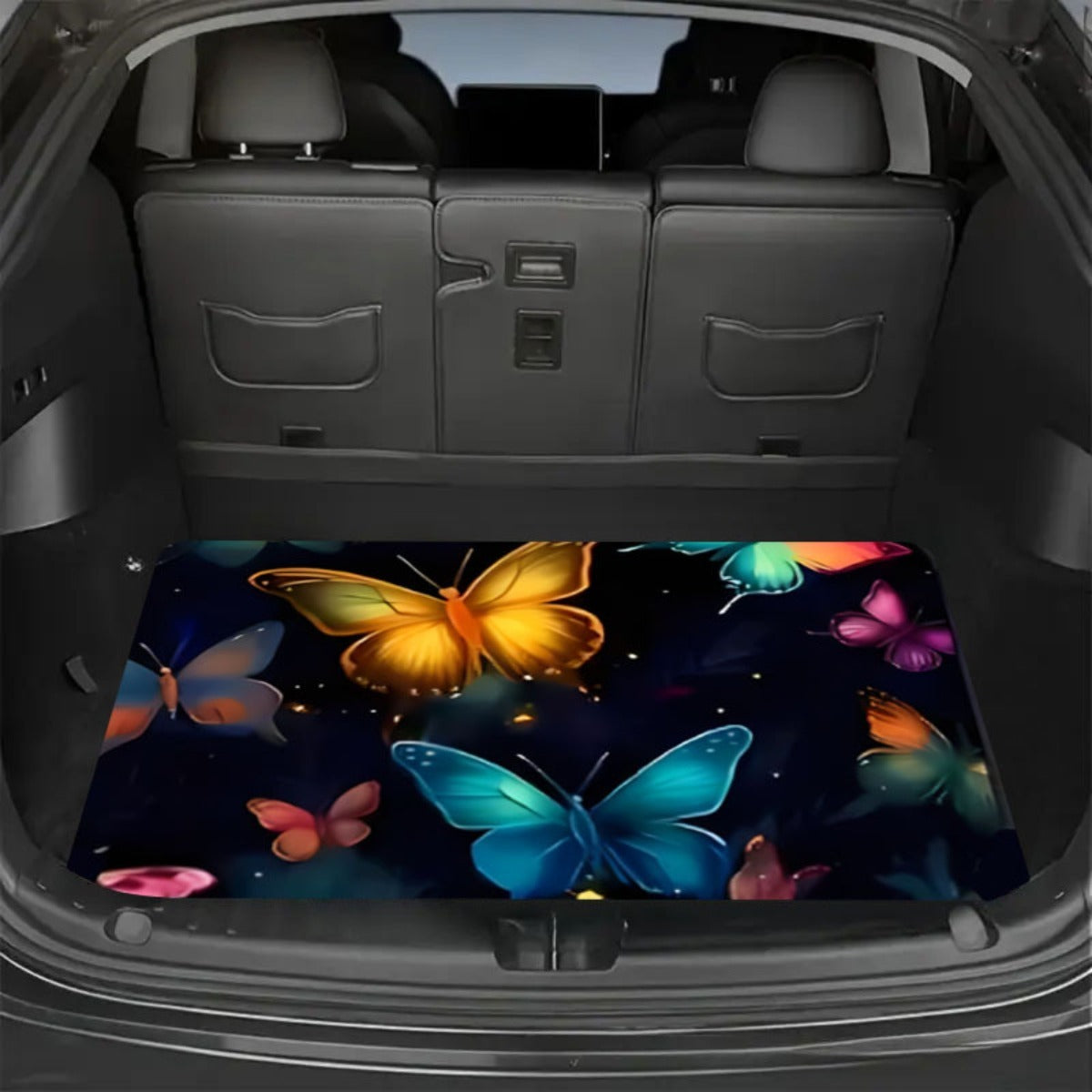 Car Trunk Mat Cargo Liner – Waterproof Non-Slip Trunk Floor Mat with Pattern Designs to Protect Vehicle Interior from Dirt, Spills & Scratches | Multiple Styles