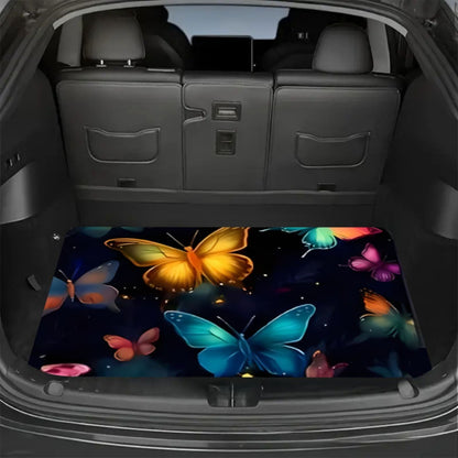 Car Trunk Mat Cargo Liner – Waterproof Non-Slip Trunk Floor Mat with Pattern Designs to Protect Vehicle Interior from Dirt, Spills & Scratches | Multiple Styles