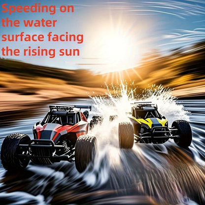 RC Off-Road Car with LED Lights for Kids Ages 6+ – High Speed All-Terrain Remote Control Buggy Light-Up RC Truck for Boys & Girls, Best Birthday Christmas Holiday Gift