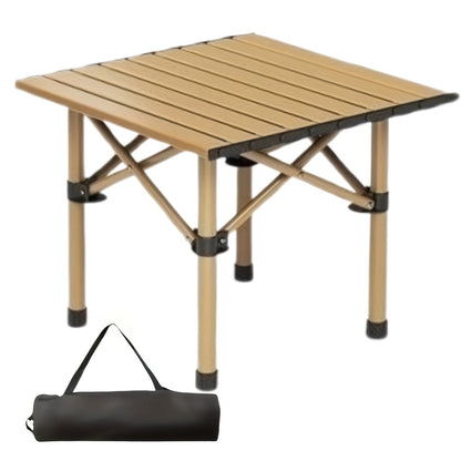 Folding Camping Table with Storage Bag – Large Portable Outdoor Picnic Table for Camping, BBQ, Garden, Backyard & Self-Driving Tours, Lightweight Foldable Car Picnic Table for Family Outdoor Use