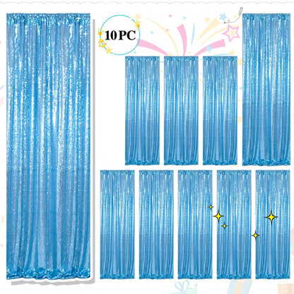 Sequin Backdrop Curtains 2FTx8FT Glitter Photography Background Panels for Party Wedding Birthday for an Everyday Personal Care Routine