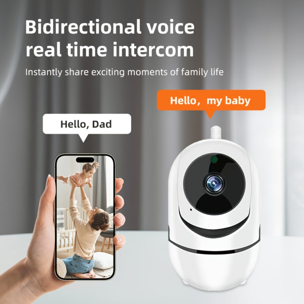 Indoor Security Camera 1080P WiFi Model with Night Vision, Motion Detection and Two-Way Audio