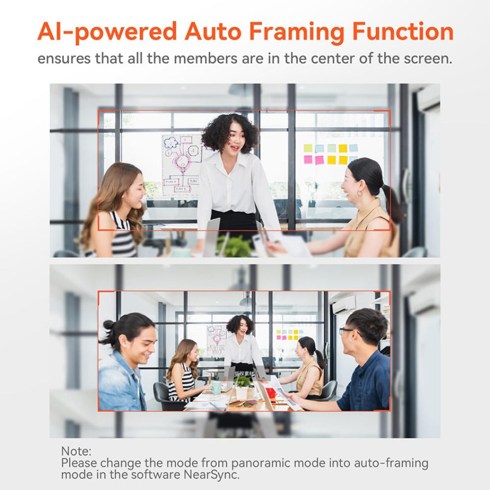 4K Webcam AI Auto Framing True Autofocus with Dual Noise Canceling Mics & 90° FOV – NUROUM V11/V15/V32 Plug and Play USB Camera for Zoom Meetings, Gaming & Home Office, 1080P/2K/4K