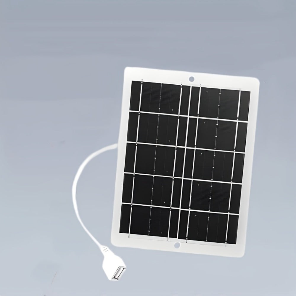 Outdoor Solar Phone Charger 5V USB 2.5A, Portable Solar Charging Panel for Camping Hiking Backpacking