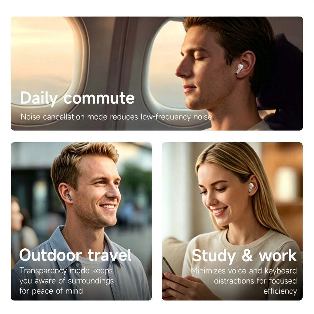 Wireless Earbuds Philips Bluetooth 6.0 Semi-Open Back with Long Battery and Noise Reduction