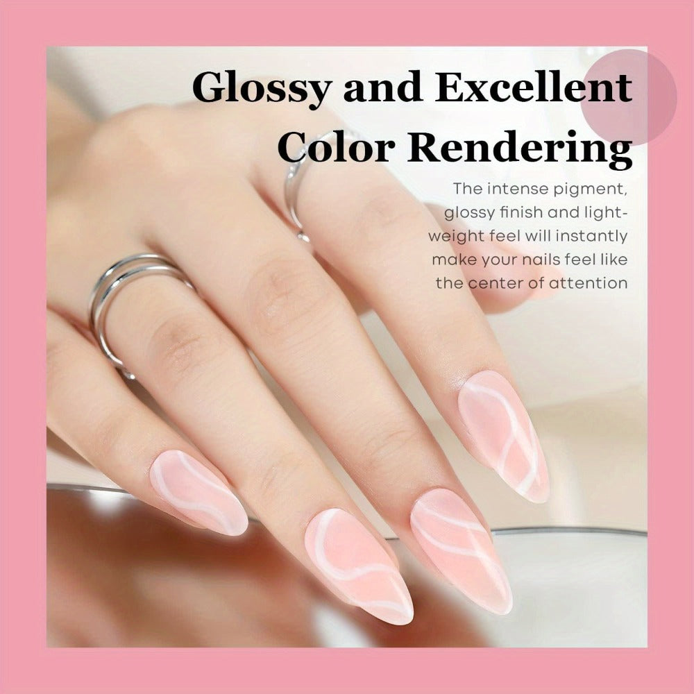 Dip Powder Nail Kit with NOCIS Label, Four Nude Gray Pink Powders, Three 10ml Liquids and Four Tools